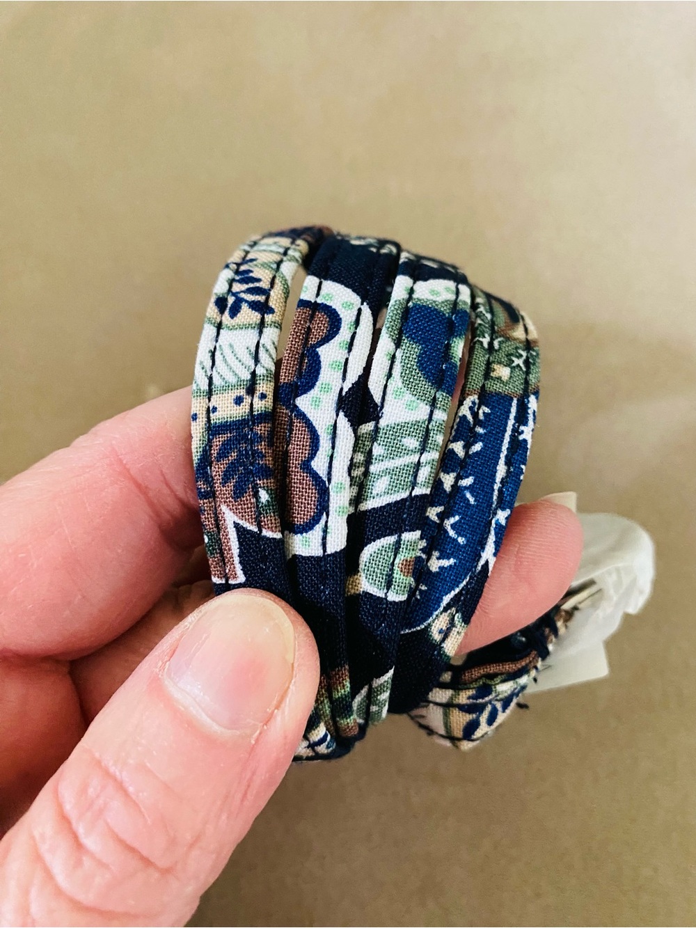 Vera Bradley Breakaway Lanyard NWT “Java Navy Camo”